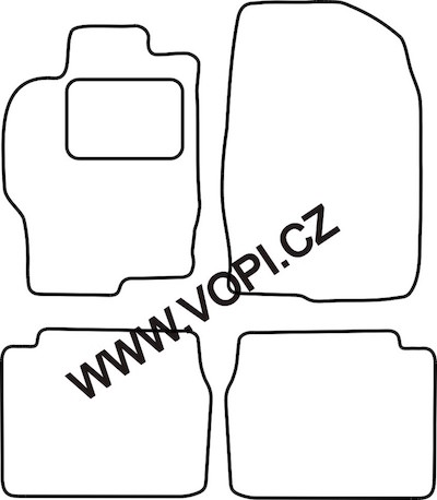 Autokoberce Mazda 6 02/2008 - 01/2013 Carfit (2841)